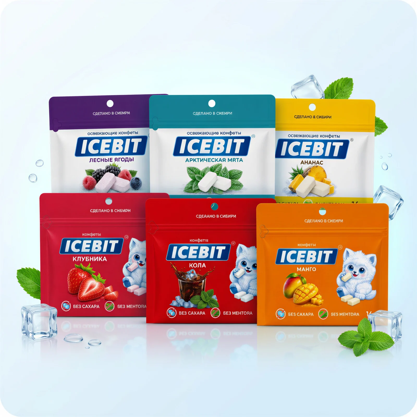 Все шесть вкусов ICEBIT